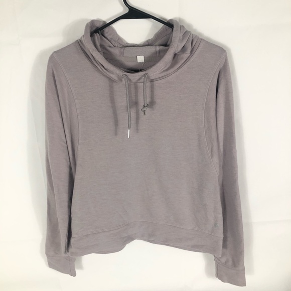 Apana Tops - Apana Pullover Womens Small Hoodie Gray Workout Athleisure Top